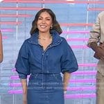 Melissa Garcia’s denim dress on Today