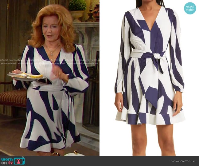 WornOnTV: Maggie’s white abstract print dress on Days of our Lives ...