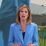 Natalie Morales' blue suit on CBS Mornings