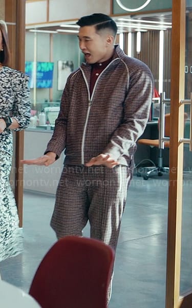 Nicholas’s houndstooth tracksuit on Loot