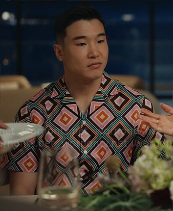 Nicholas’s diamond print shirt on Loot