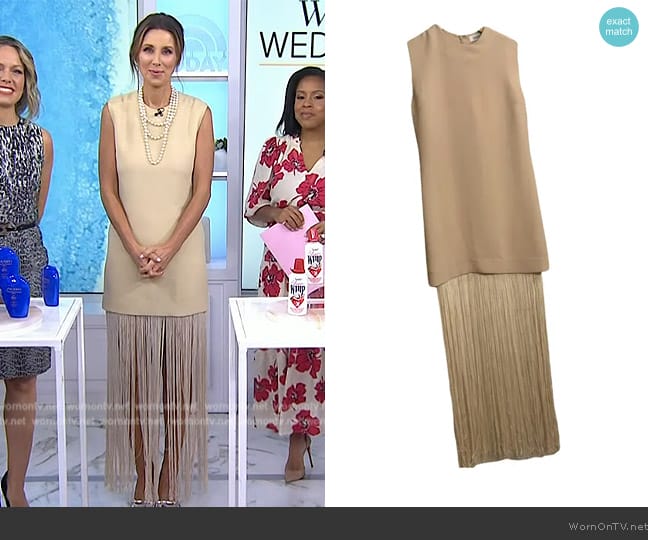 Nomia Mid Length Dress worn by Sarah Eggenberger on Today