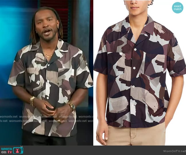 WornOnTV: Scott’s abstract print shirt on Access Hollywood | Scott ...