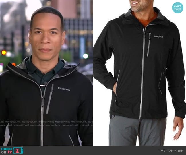 Patagonia Patagonia Stretch Rainshadow Jacket worn by Alex Perez on Good Morning America