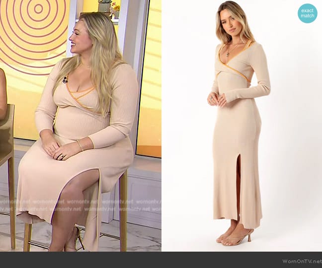 Petal + Pump Narella Midi Dress worn by Iskra Lawrence on Today