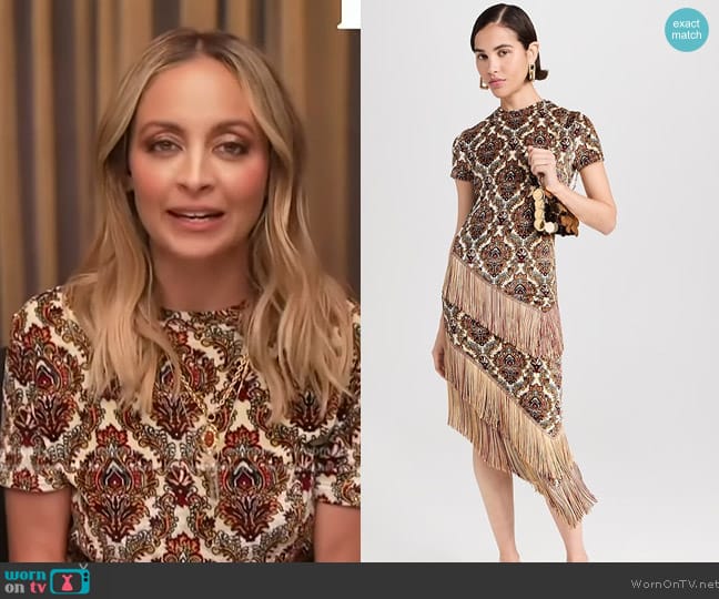 Rabanne Haut Top worn by Nicole Richie on Access Hollywood