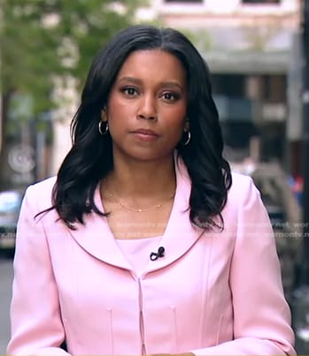 Rachel's pink blazer on Good Morning America