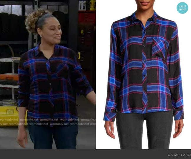 WornOnTV: Sofia’s plaid shirt on The Upshaws | Clothes and Wardrobe from TV