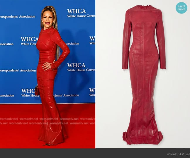 WornOnTV: Sunny’s red leather dress on The View | Sunny Hostin ...