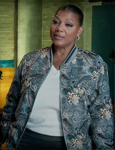 WornOnTV: Robyn’s floral and bird print bomber jacket on The Equalizer ...