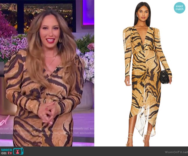 Ronny Kobo Astrid Dress worn by Cheryl Burke on The Jennifer Hudson Show