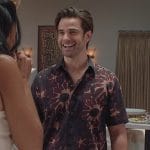 Ryan’s floral print shirt on All American