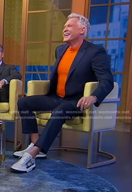 Sam Champion’s sneakers on Good Morning America