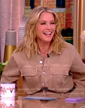 Sara's utility jumpsuit on The View