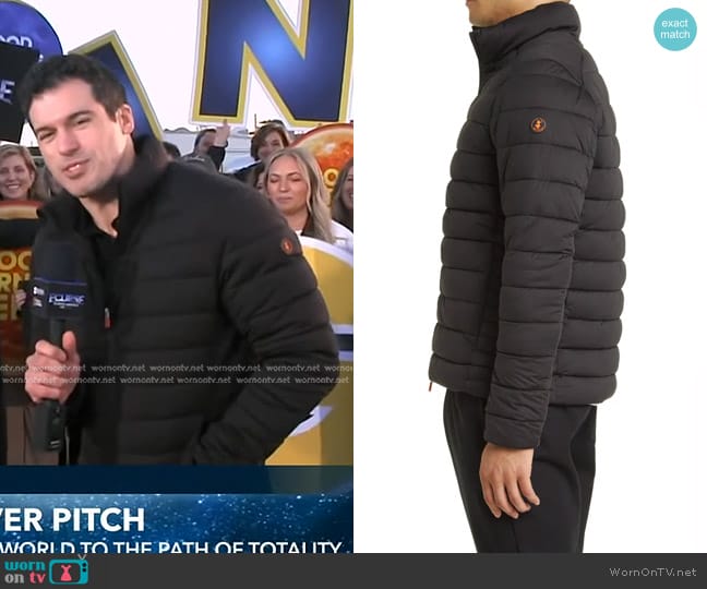 Save The Duck Ari Puffer Jacket worn by Gio Benitez on Good Morning America