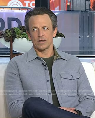 Seth Meyers’s grey shirt on Today