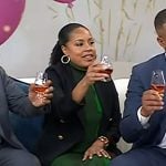 Sheinelle’s green turtleneck dress on Today