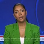 Shirleen’s green blazer on Good Morning America