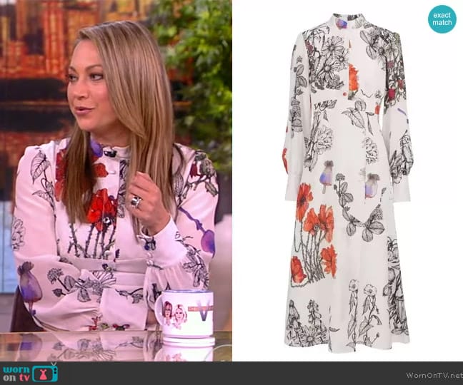 Sika'a Makenene Dress worn by Ginger Zee on The View