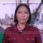 Stephanie’s red utility jacket on Good Morning America