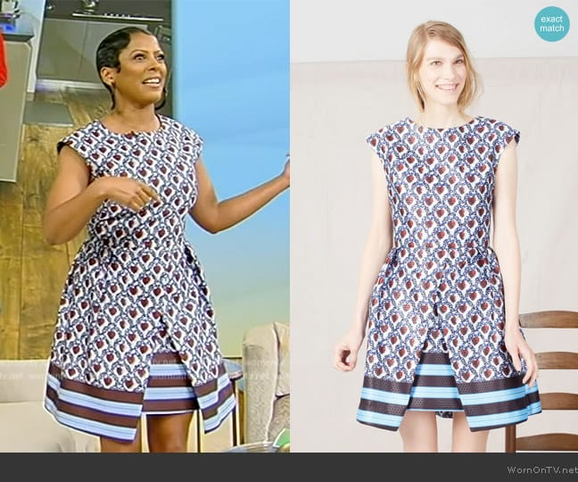 Suno 2014 Resort Collection worn by Tamron Hall on Tamron Hall Show