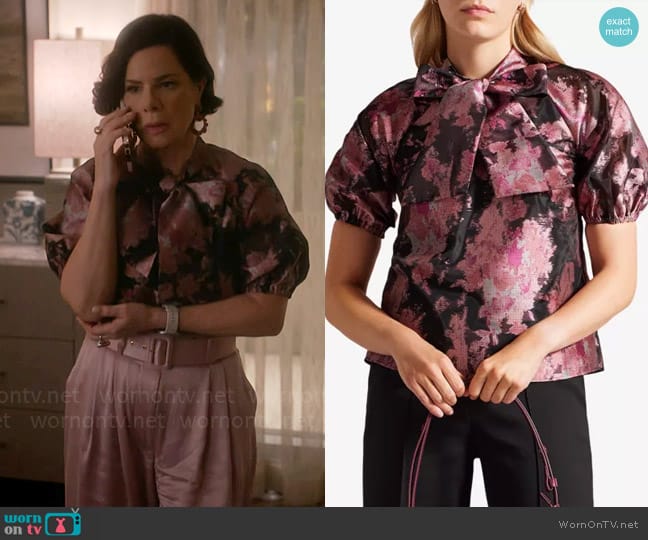 Ted Baker Ellsiaa Top worn by Margaret Wright (Marcia Gay Harden) on So Help Me Todd