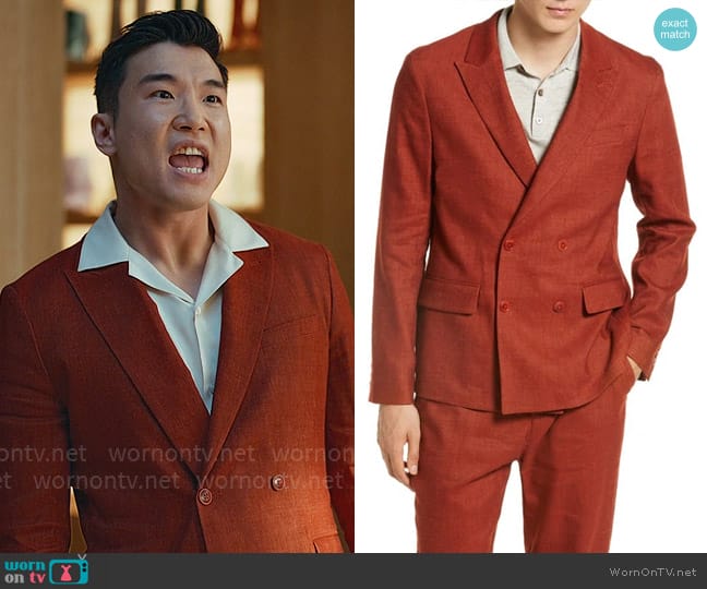 Ted Baker Shutton Jacket worn by Nicholas (Joel Kim Booster) on Loot