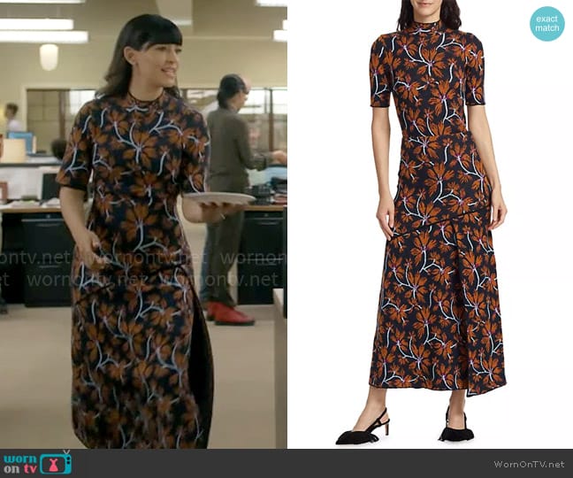 Ulla Johnson Flora Top and Sabra Skirt worn by Sam (Hannah Simone) on Not Dead Yet