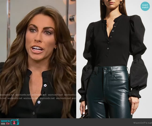 Veronica Beard Effy Top worn by Alyssa Farah Griffin on The View