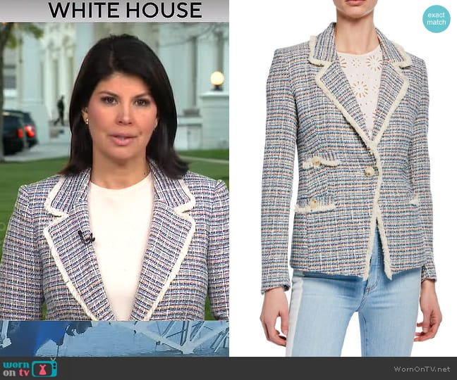 Veronica Beard Ada Blazer worn by Natalie Brand on CBS Mornings