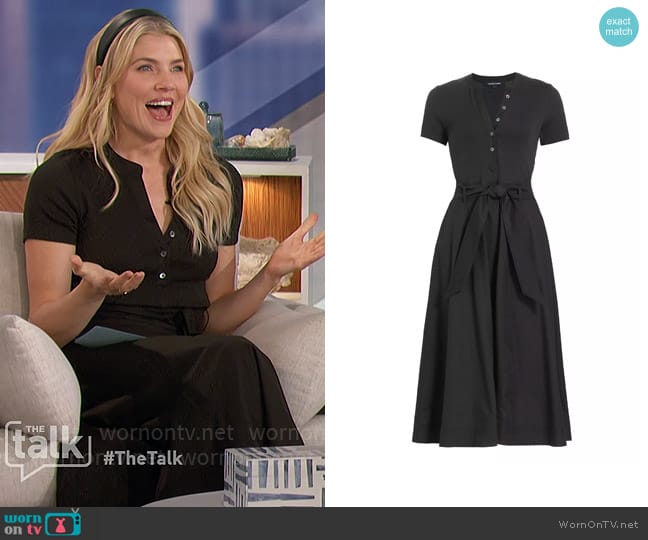 Veronica Beard Kyri Dress worn by Amanda Kloots on The Talk