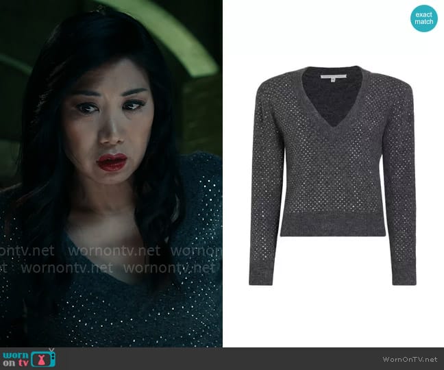 Veronica Beard Pablah Sweater worn by Melody Bayani (Liza Lapira) on The Equalizer