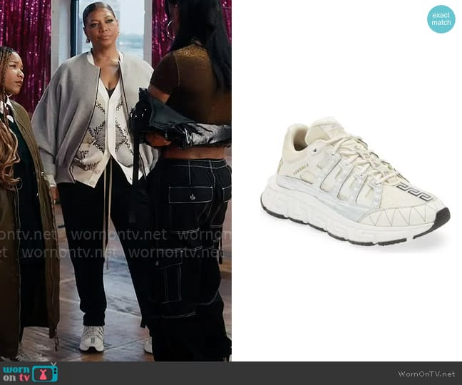 Versace Trigreca Low Top Sneaker worn by Robyn McCall (Queen Latifah) on The Equalizer