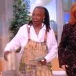 Whoopi’s patchwork overalls on The View