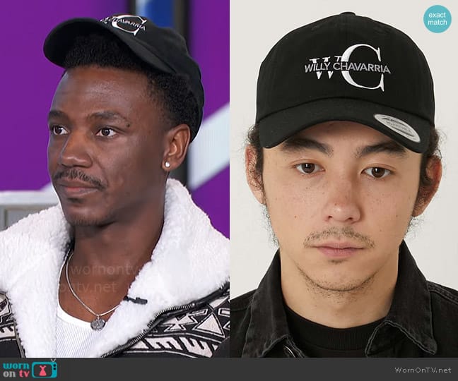 Willy Chavarria WC Hat worn by Jerrod Carmichael on The Talk