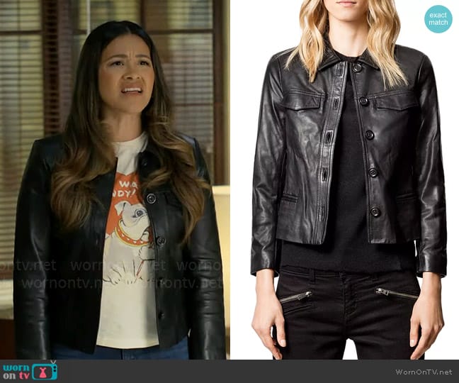 Nell’s leather jacket on Not Dead Yet