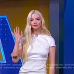 Anya Taylor-Joy’s white mini dress on Good Morning America