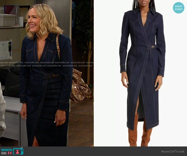 Veronica Beard Arlington Dress worn by Nicole Walker (Arianne Zucker) on Days of our Lives