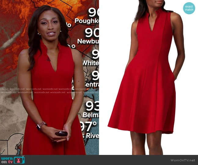 Black Halo Antoinette Dress worn by Brittany Bell on Good Morning America