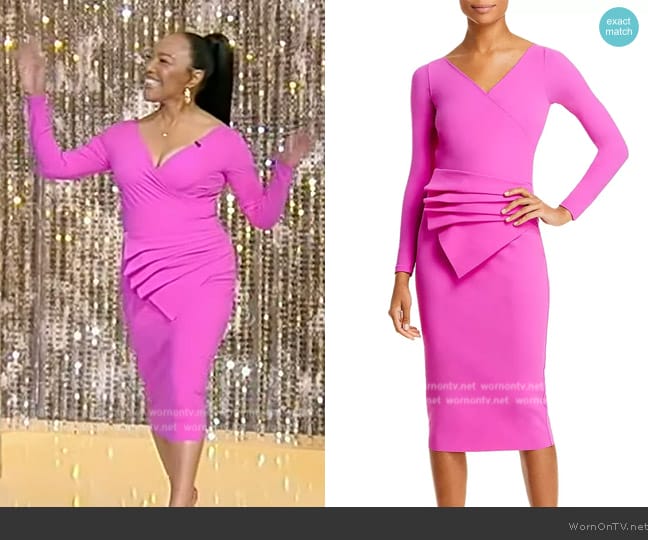 Chiara Boni La Petite Kaya Dress worn by Lynn Whitfield on Tamron Hall Show