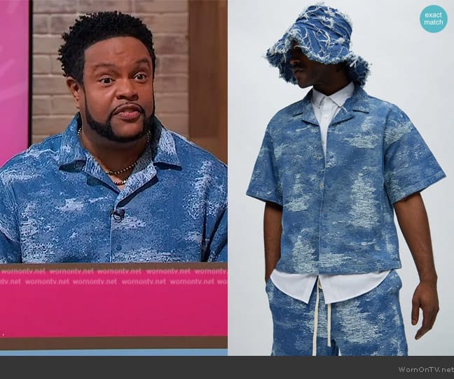 Fashion Nova Cloud 9 Textured Shirt worn by Jawn Murray on Sherri