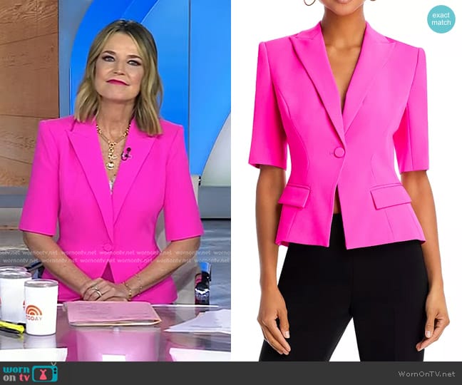 WornOnTV: Jill’s blue contrast lapel blazer on Today | Jill Martin ...