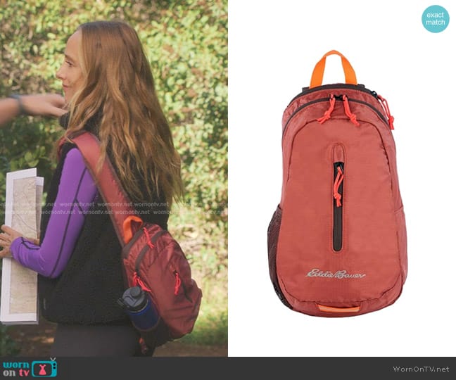 Eddie Bauer Stowaway Packable Sling Shoulder Bag worn by Teddy Altman (Kim Raver) on Greys Anatomy