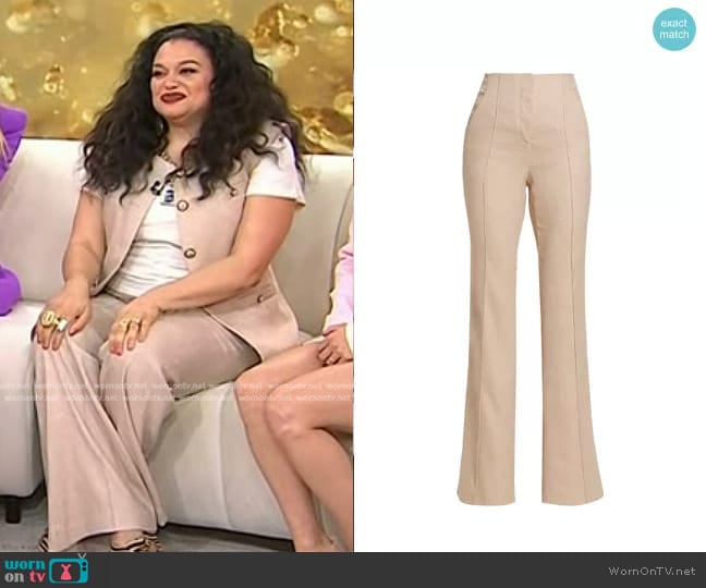 Veronica Beard Komi Pants worn by Michelle Buteau on Today