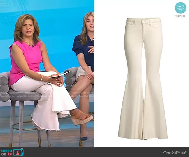 L'Agence Lorde High-Rise Flare Pants worn by Hoda Kotb on Today