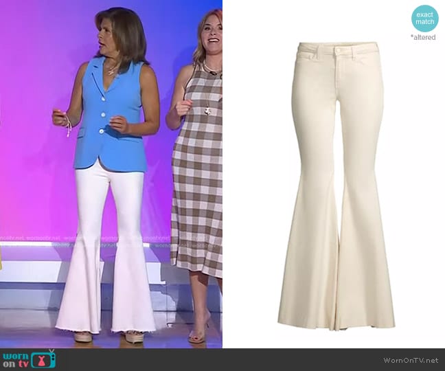 L'Agence Lorde High-Rise Flare Pants worn by Hoda Kotb on Today