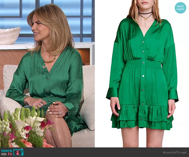 Maje Rumia Dress worn by Natalie Morales on The Talk