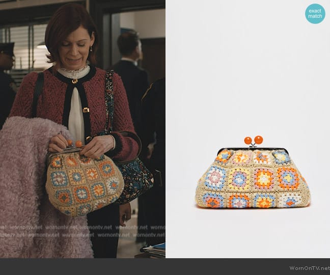 Max Mara Clutch Bag in Multicolor worn by Elsbeth Tascioni (Carrie Preston) on Elsbeth