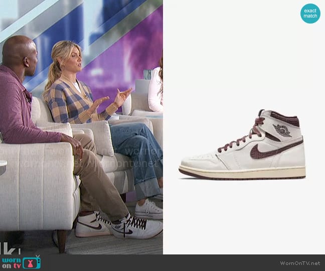 Nike Air Jordan 1 x A Ma Maniére Sneaker worn by Akbar Gbajabiamila on The Talk