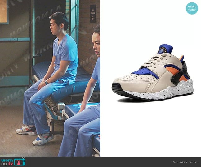 Nike Huarache Sneaker in ACG Mowabb worn by Blue (Harry Shum Jr.) on Greys Anatomy